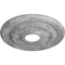 Ekena Millwork Galway Medallion (Canopies up to 3 1/4"), 15 3/4"OD x 3 1/4"ID x 1"P, Ultra Pure White Crackle CM15GAUWC - alternate 2